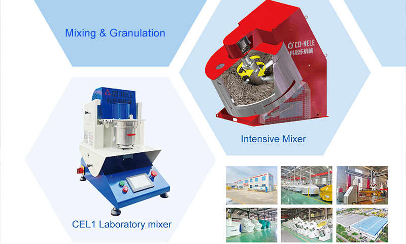Mixing granulator